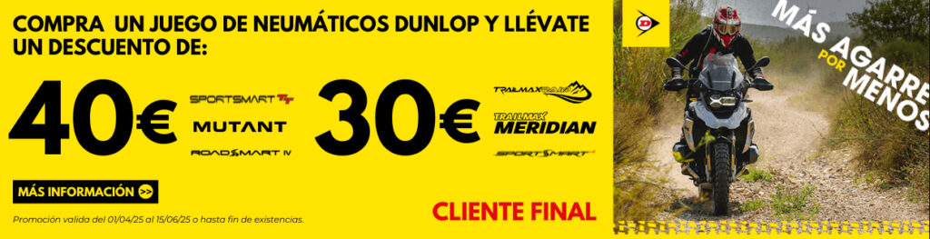 Promocion Dunlop Moto 2025