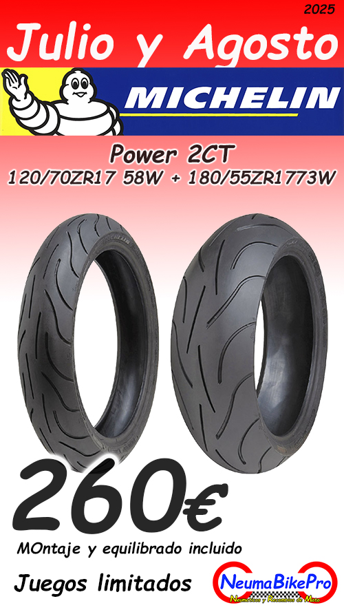 Oferta Michelin Power 2ct con montaje